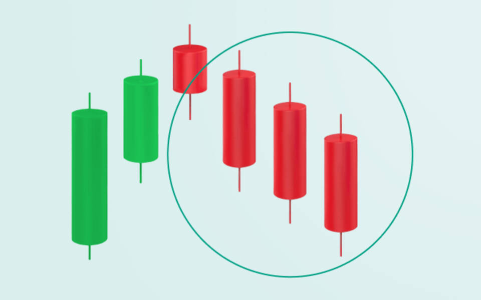 How to Trade Three Black Crows Candlestick Pattern